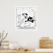 Rescue Dog knoopt CPR Poster (Keuken)