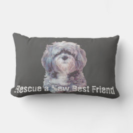 Rescue Dog Lumbar Pillow Kussen