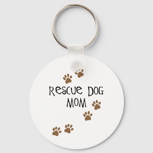 Rescue Dog Mam Sleutelhanger (Voorkant)