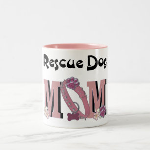 Rescue Dog MOM Tweekleurige Koffiemok