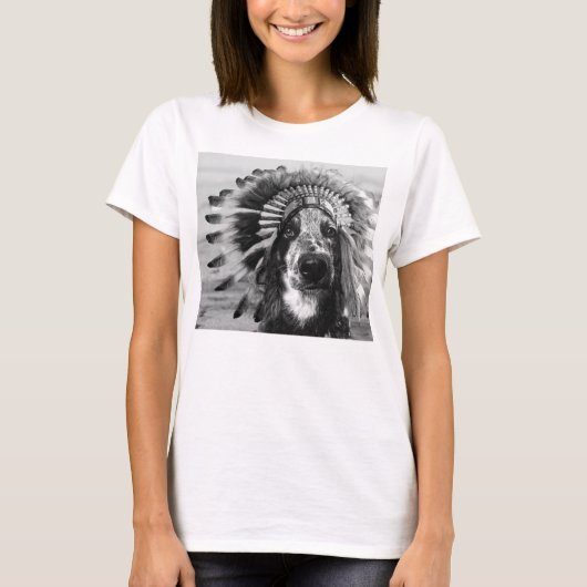 Rescue Dog Portrait T-shirt (Voorkant)