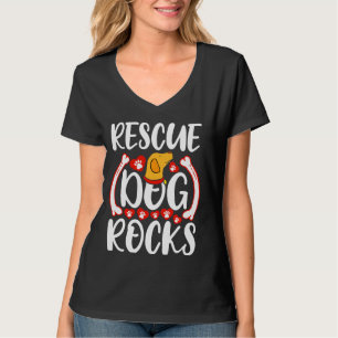 Rescue Dog Rocks Cute Dogs T-shirt