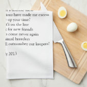 Rescue Dog Theedoek (Quarter Fold)