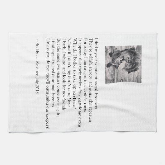 Rescue Dog Theedoek (Horizontaal)