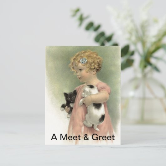 Rescue door briefkaart Promo-project: ontmoeten & (Staand voorkant)