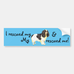 Rescue English Speelgoed Spaniel Bumpersticker