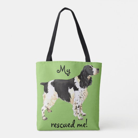 Rescue English Springer Spaniel Tote Bag (Achterkant)