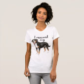 Rescue Entlebucher Mountain Dog T-shirt (Voorkant volledig)