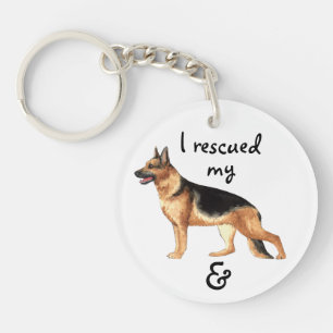 Rescue German Shepherd Sleutelhanger