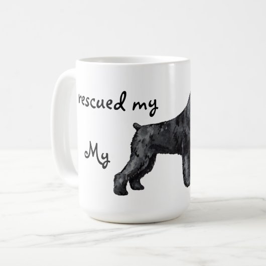 Rescue Giant Schnauzer Koffiemok (Voorkant links)