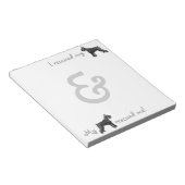 Rescue Giant Schnauzer Notitieblok (Schuin)