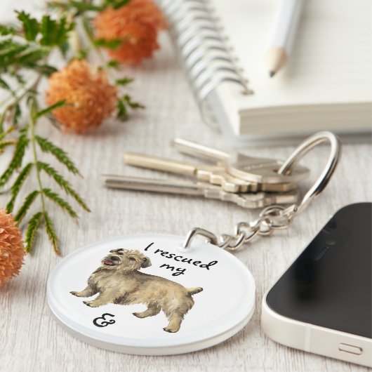 Rescue Glen of Imal Terrier Sleutelhanger (Voorkant Rechts)