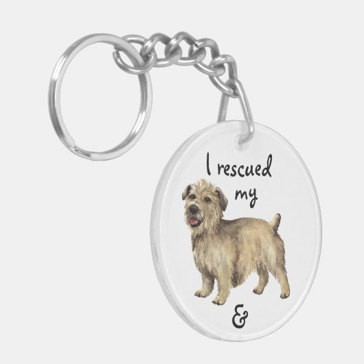 Rescue Glen of Imal Terrier Sleutelhanger (Voorkant Links)