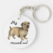 Rescue Glen of Imal Terrier Sleutelhanger (Achterkant)