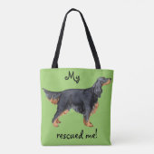 Rescue Gordon Setter Tote Bag (Achterkant)