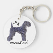 Rescue Kerry Blue Sleutelhanger (Achterkant)