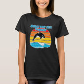 Rescue Killer Whale Orcas Save The Sea Pandas Mari T-shirt (Voorkant)