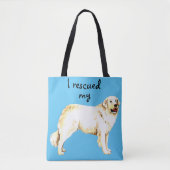 Rescue Kuvasz Tote Bag (Voorkant)