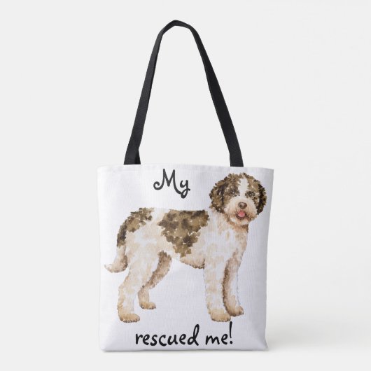 Rescue Lagotto Tote Bag (Achterkant)