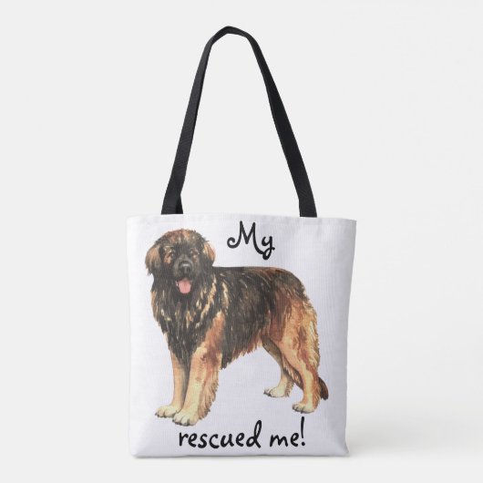 Rescue Leonberger Tote Bag (Achterkant)