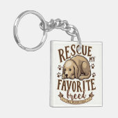 Rescue Love Sleutelhanger (Voorkant Links)