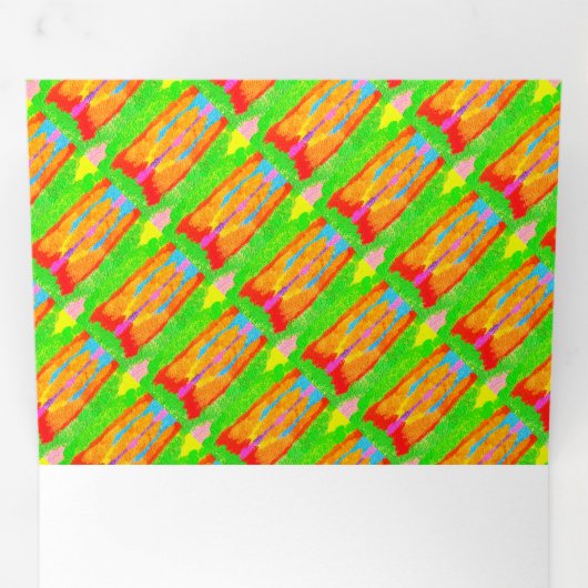 Rescue me gedicht kunst graphics groet vriend lief drieluik uitnodiging (Binnenzijde eerst)