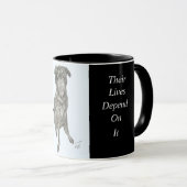 Rescue Mokken met Pet Shelter Bericht (Voorkant rechts)