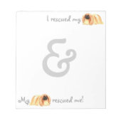 Rescue Pekingese Notitieblok (Voorkant)