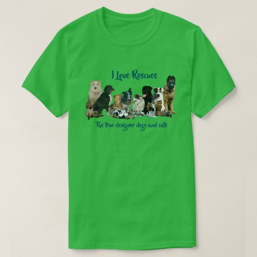 Rescue Pets24W T-shirt (Design voorkant)
