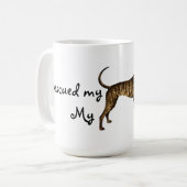 Rescue Plott Hound Koffiemok (Voorkant links)