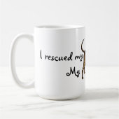 Rescue Plott Hound Koffiemok (Links)