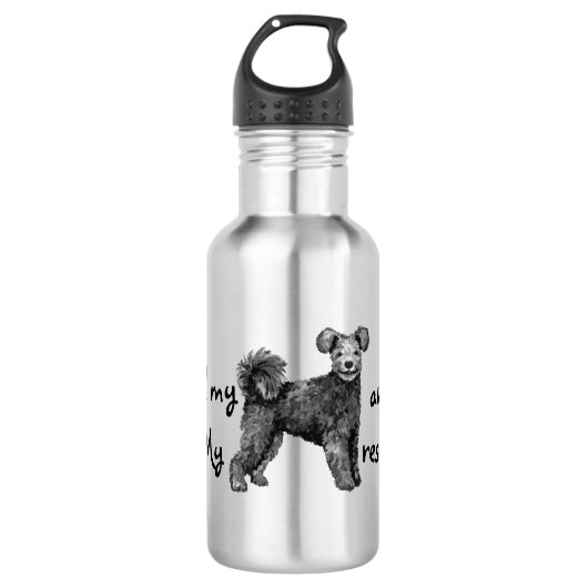 Rescue Pumi Waterfles (Voorkant)