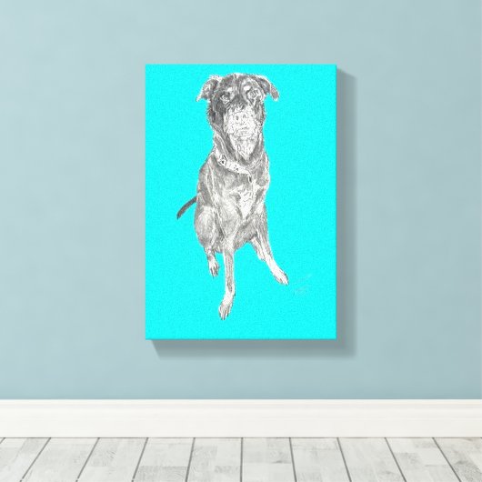 Rescue Pup Canvas (Insitu (Houten vloer))