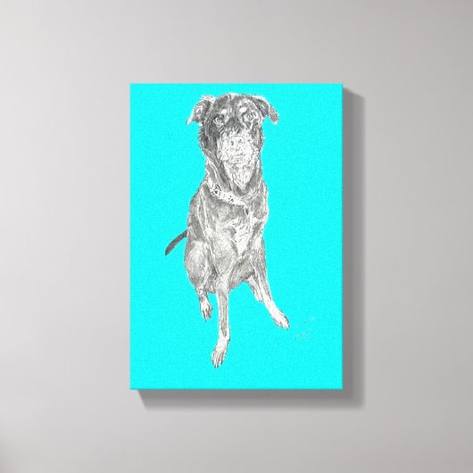 Rescue Pup Canvas Afdruk (Voorkant)