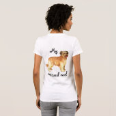 Rescue Pyrenean Shepherd T-shirt (Achterkant volledig)