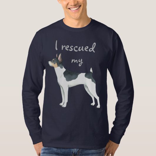 Rescue Rat Terrier T-shirt (Voorkant)