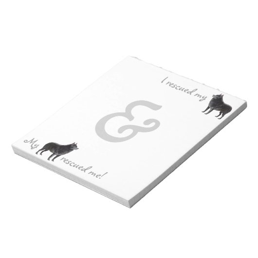 Rescue Schipperke Notitieblok (Linkerzijde)