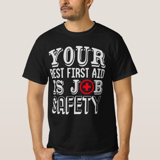 rescue service work paramedic first aider t-shirt (Voorkant)