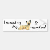 Rescue Skye Terrier Bumpersticker (Voorkant)