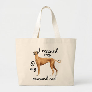 Rescue Sloughi Grote Tote Bag