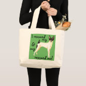 Rescue Speelgoed Fox Terrier Grote Tote Bag (Voorkant (product))
