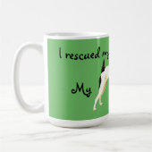 Rescue Speelgoed Fox Terrier Koffiemok (Links)