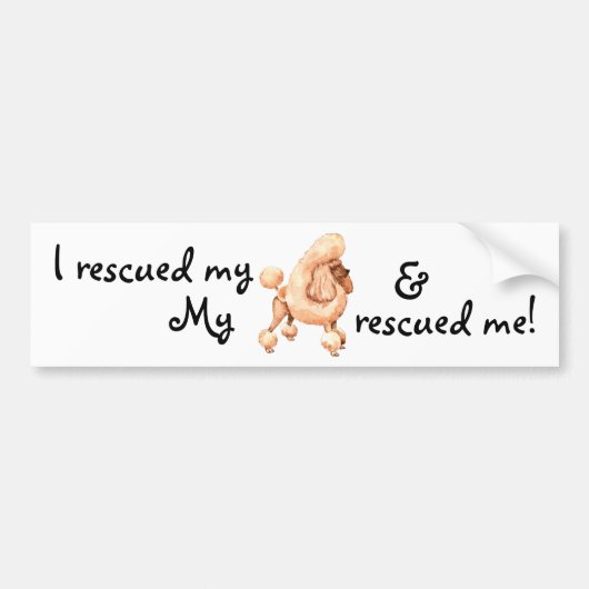 Rescue Speelgoed-poel Bumpersticker (Voorkant)