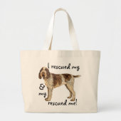Rescue Spinone Grote Tote Bag (Voorkant)