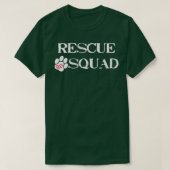 Rescue Squad Dog Paw Heart For Men Women T-shirt (Design voorkant)