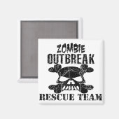 Rescue Team voor uitbraken van Zombie Magneet (Voorkant / Achterkant)