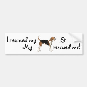 Rescue Treeing Walker Coonhound Bumpersticker