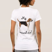 Rescue Treeing Walker Coonhound T-shirt (Achterkant)