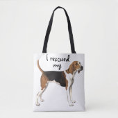 Rescue Treeing Walker Coonhound Tote Bag (Voorkant)