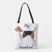Rescue Treeing Walker Coonhound Tote Bag (Achterkant)